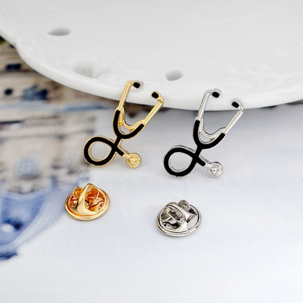 Stethoscope hot sale brooch pin