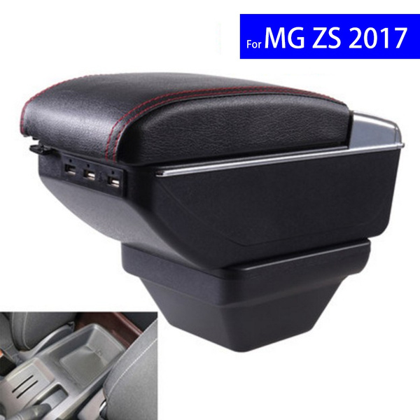 Aishengjia Armrest For Mg Zs Dual Layer Rotatable Large Space Central Store Content Box With Cup Holder