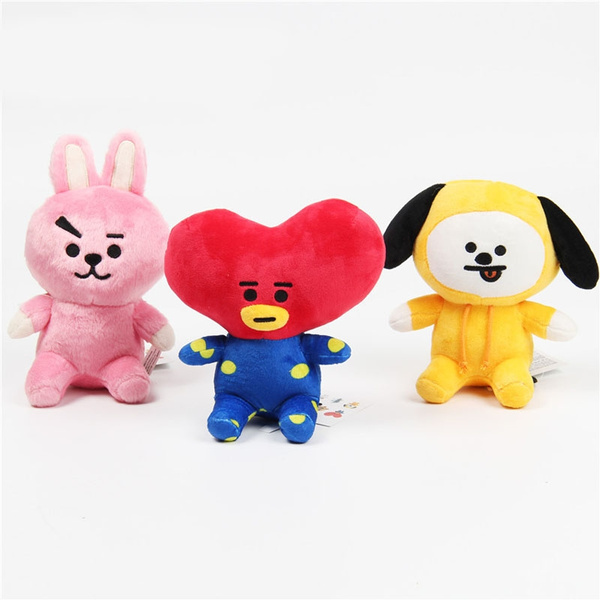 20cm Chimmy COOKY TATA K-pop BT21 Bangtan Boys Stuffed Toy BTS Plush Doll