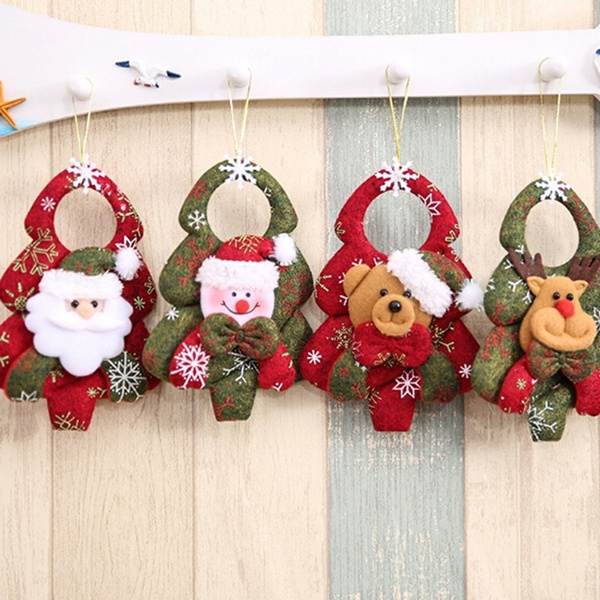 Christmas Tree Hanging Santa Claus Snowman Deer Decor Xmas Home Gift Ornaments ^ 