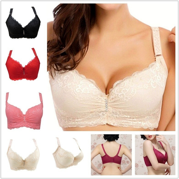 Female underwear breast push up bra padded brassiere lace bras for women  pushup bra