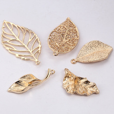 leaves, diyjewelry, Jewelry, gold