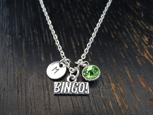 monogram, bingo, Jewelry, initial