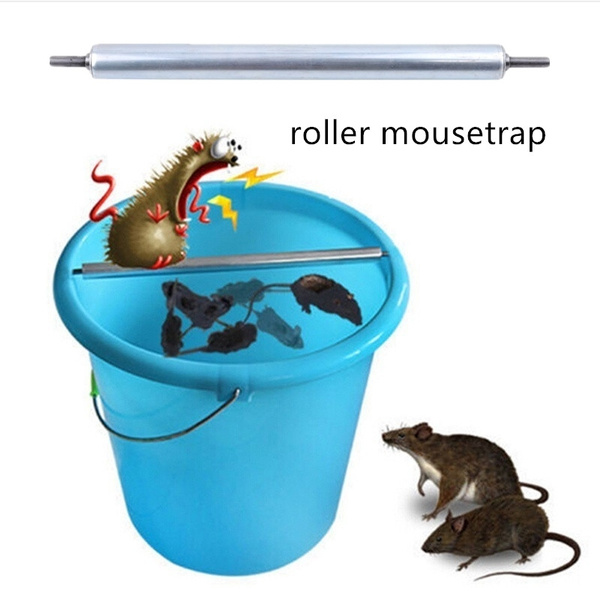 Creative Walk Plank Rolling Mouse Trap Rodent Auto Rat Reset Pest Control  Bait Catcher Mice Traps