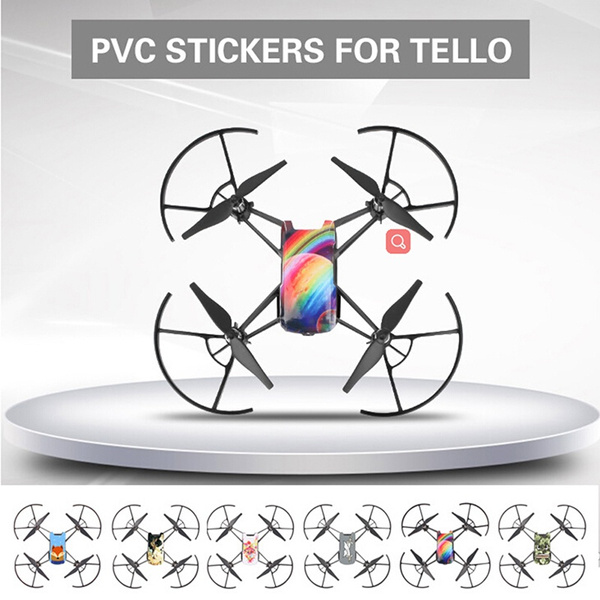 3Pcs Per Set Cool Waterproof PVC Stickers Body Decals for DJI TELLO DZ8
