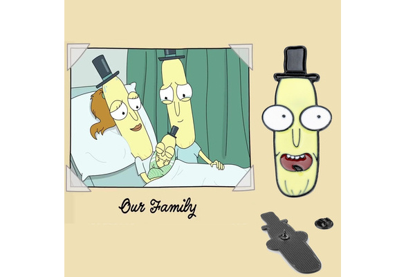 Rick And Morty MR POOPY BUTTHOLE Chibi em movimento Teu pincel Colecionadores Clip Single