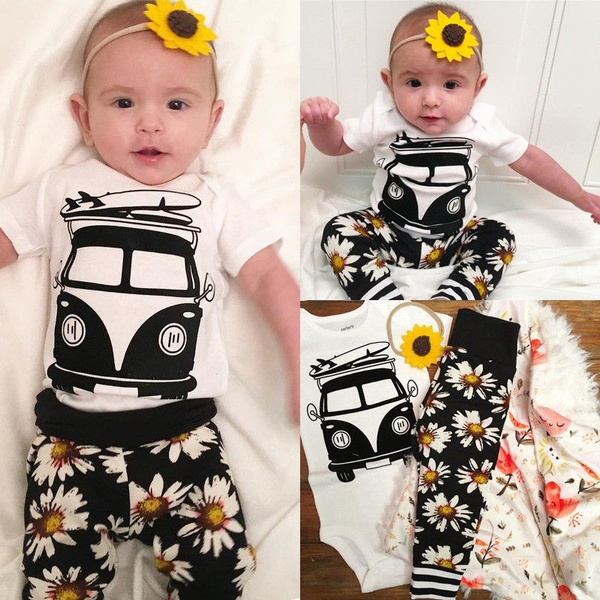 baby boy sunflower outfit