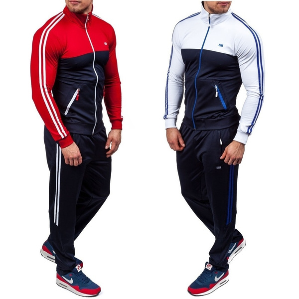 mens casual jogging suits