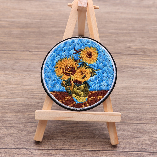 sunflower embroidered vans