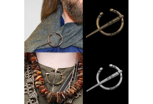 Brooch Ethnic Shawl Coat Cloak Pins Chic Ancient Norse Viking Pin Badge  Jewelry