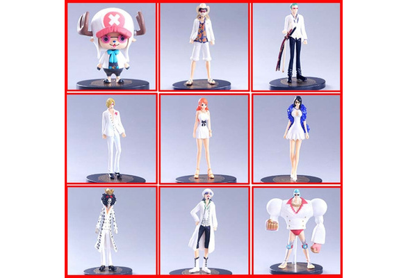 One Piece Action Figures Personagens Tripulacão Filme Gold Luffy, Sanji,  Zoro, Nami, Brook, Usopp, Robin, Franky, Chopper