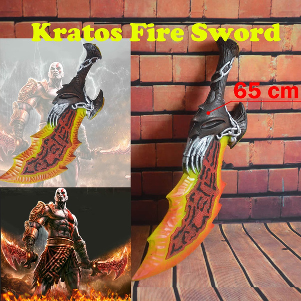 Kratos Fire Sword NECA God of War Ghost of Sparta Action Weapon Fire ...