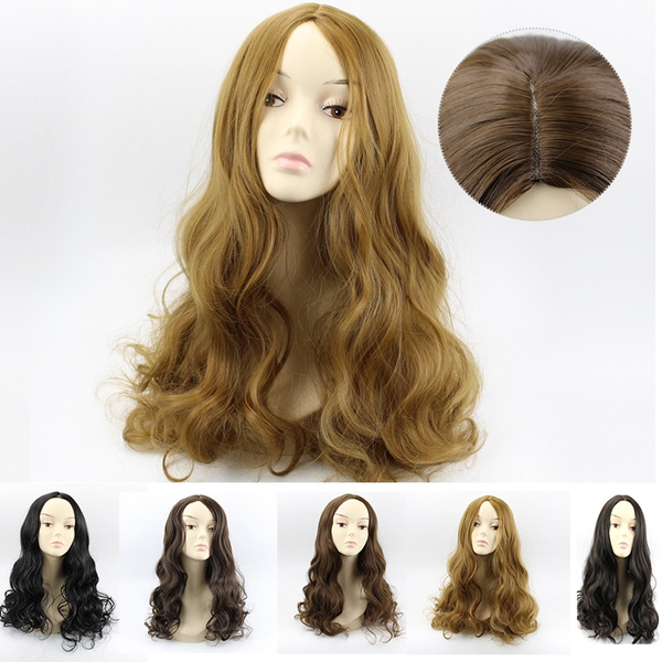 wig, golden, Fiber, curlybrownwig