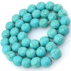 Blues, 8MM, diyjewelry, turquoiseroundbead