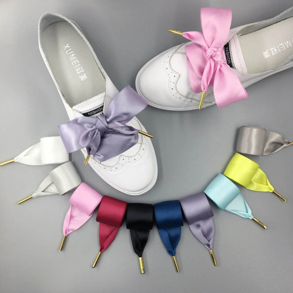 wide ribbon shoelaces