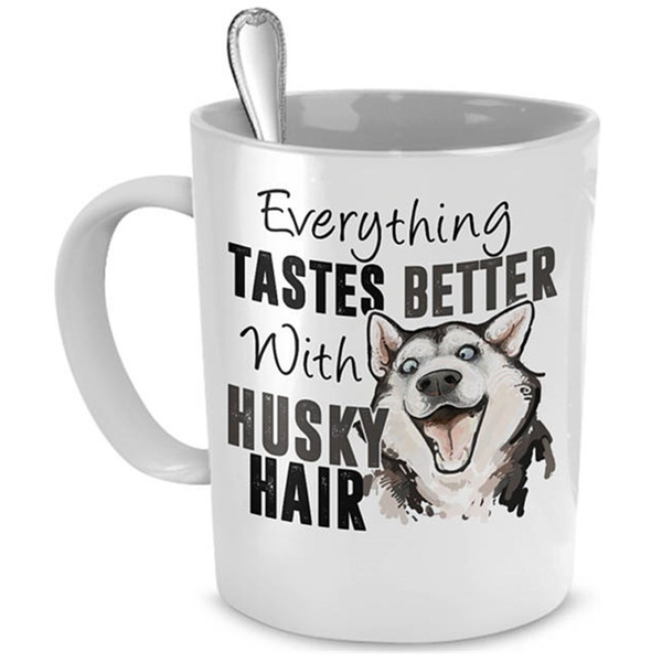 Siberian Husky 'Love You Dad' Coffee/Tea Mug Christmas Stocking Filler DAD-49MG