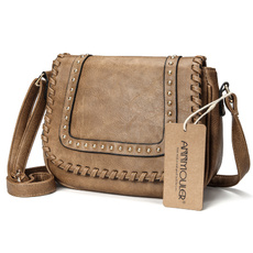 women's shoulder bags, brown, Fashion, leather purse