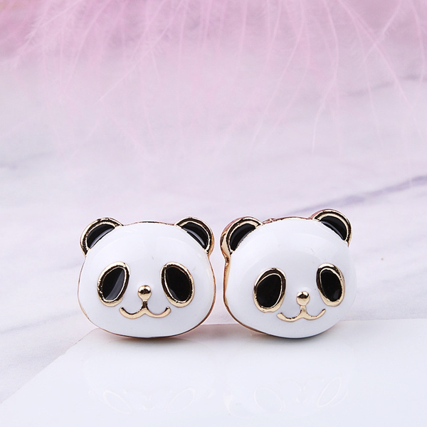Fashion Cartoon Image Earrings Delicate Cute Panda Earring for Women Small Stud Earrings Animal Jewelry Girls Gifts Pendientes | Wish Fashion Cartoon Image Earrings Delicate Cute Panda Earring for Women Small Stud Earrings Animal Jewelry Girls Gifts Pendientes | Wish