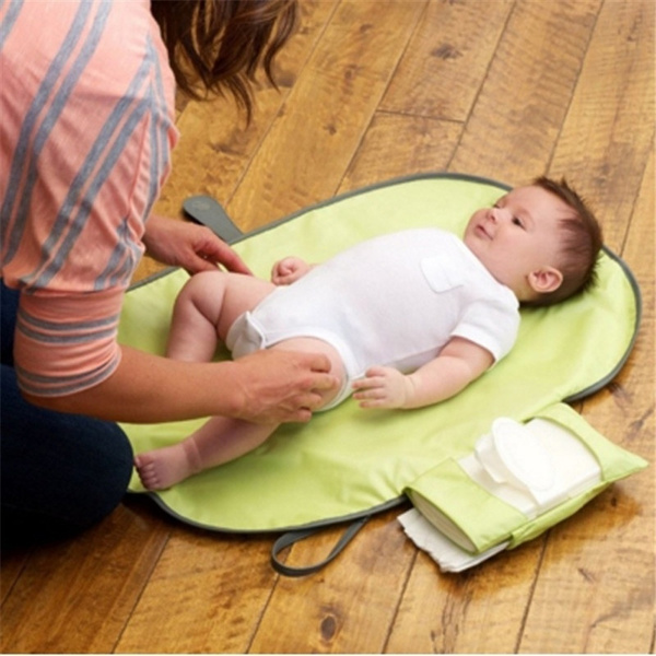 diaper clutch with changing pad