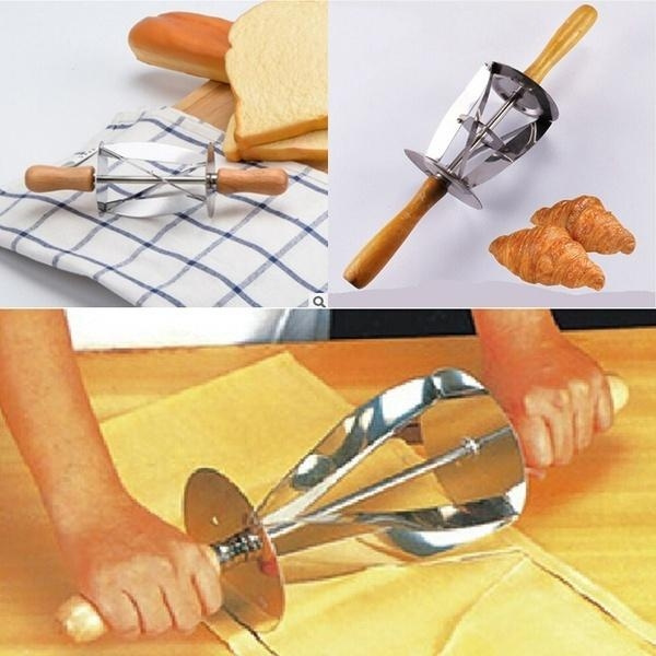 Rolling Cutter For Making Croissant Bread Wheel Dough Pastry Knife