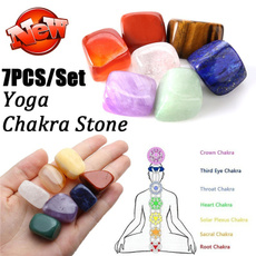 7PCS/Set Yoga Life Chakra Irregular Reiki Healing Crystals Stone Polished Natural Tumbled Stones
