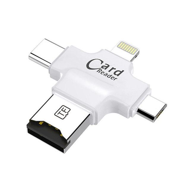 4 in 1 type-c card reader