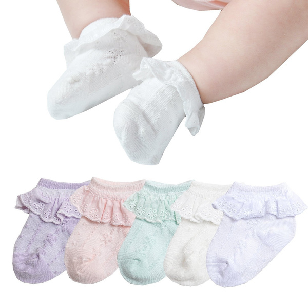 Newborn girl lace sales socks