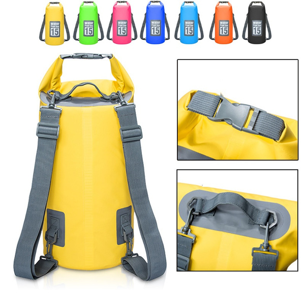5L/10L/15L/20L Waterproof Bag Storage Dry Sack Bag For Canoe Kayak Rafting Bags 