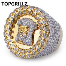 Cubic Zirconia, goldplated, hip hop jewelry, Jewelry