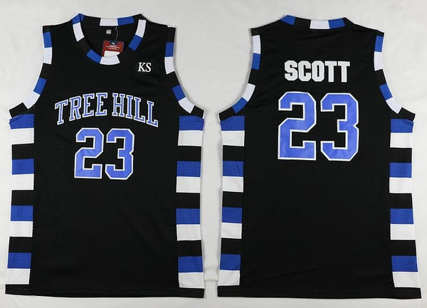 Nathan Scott One Tree Hill Ravens Basketball Jersey - S / Blue