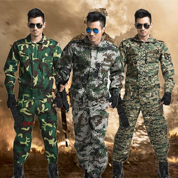 CS Camouflage Suits Tactical Airsoft Uniform Jungle Camouflage Suit ...