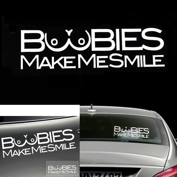 Boobies make me Smile sticker