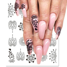 nail decoration, Nails, stickersfornail, Flowers