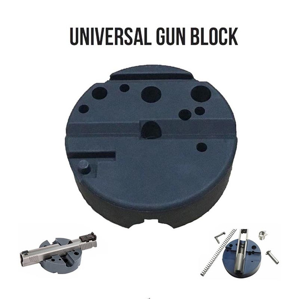 Universal Gunsmithing Bench Block Handgun Pistol M1911 Ruger 10/22s Style  Reassemble Firearm Assembly Bench Block