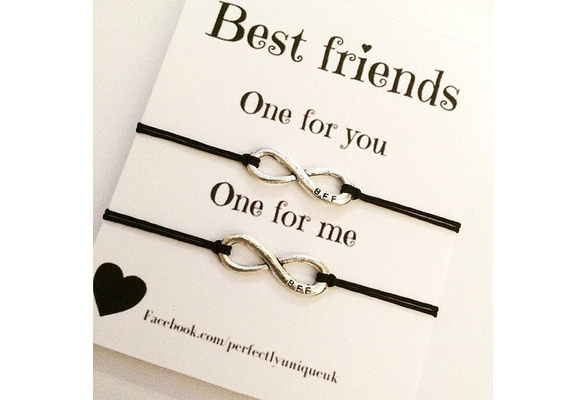 Infinity best hot sale friend bracelets