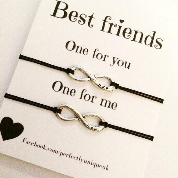 Buy Best Friend Gift Set of 2, Friendship Bracelet, BFF Jewelry, Initial  Gift, Personalized Jewelry, Two Friend Bracelet, Matching for 2 Friends  Online in India - Etsy