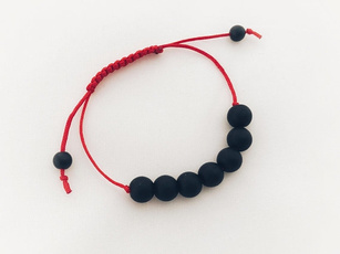 redcuffbracelet, Jewelry, blackmatteonyxbracelet, strengthgivingstonebracelet