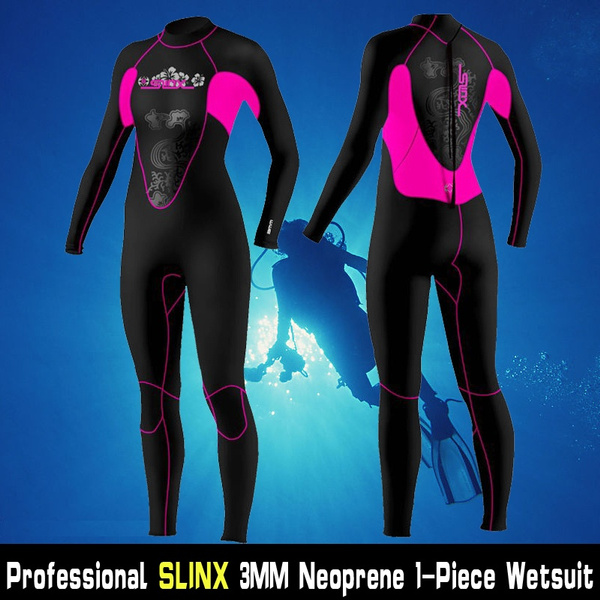 SLINX 3mm Neoprene Women Scuba Diving Suit Kite Surfing Snorkeling