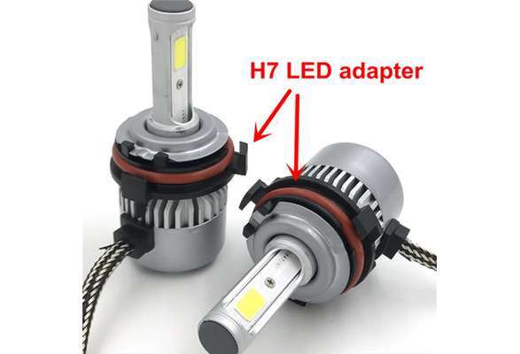 2PCS H7 Led Adapter For Opel Car Headlight Holder Base Adapter H7