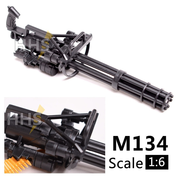 1:6 Action Figures M134 Gatling Minigun T800 Heavy Machine Gun Model toy gift Yh 