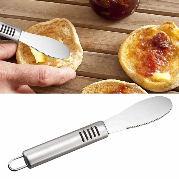 Sandwich Spreader Butter Knife Cheese Knives Stainless Steel Wide Blade