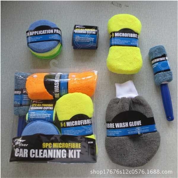 Car Cleaning Kit Products Tools Wash Clean Interior Exterior Set 
