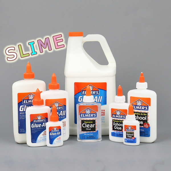 Elmer's Liquid School Glue Clear Washable 5 Ounces 4 Count - Great for Making Slime