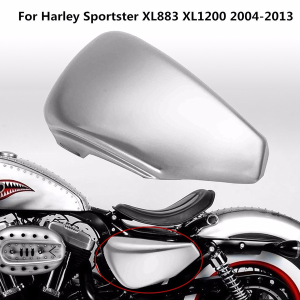 Chrome Battery Cover with Clips for 2004-2013 Harley Sportster XL883 XL1200 