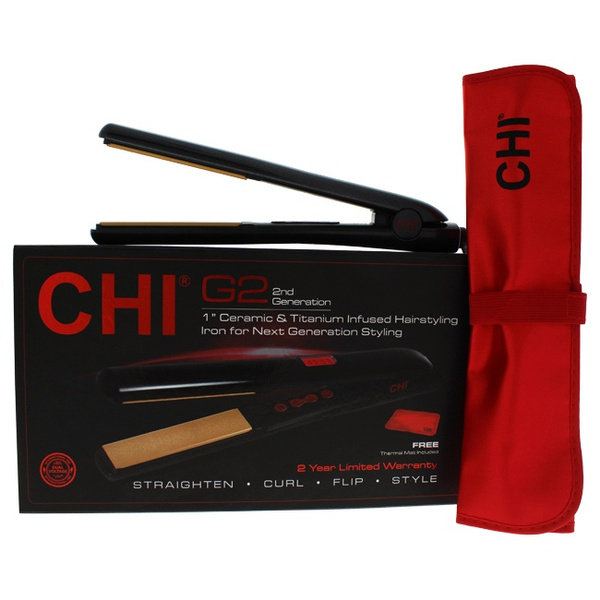 Chi g2 ceramic hotsell and titanium flat iron