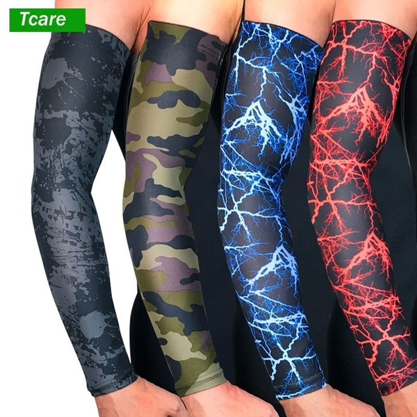 WOMEN'S Arm Sleeve Compression Warmers For Running Sports Basketball Cycling NEW 