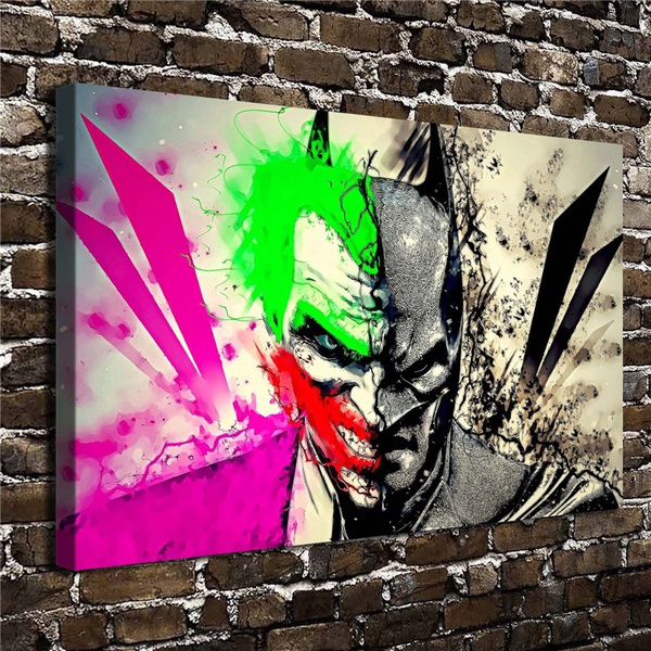 Batman Joker,1 Pieces Home Decor HD Print Painting on Canvas /Unframed /No  Stretch | Wish
