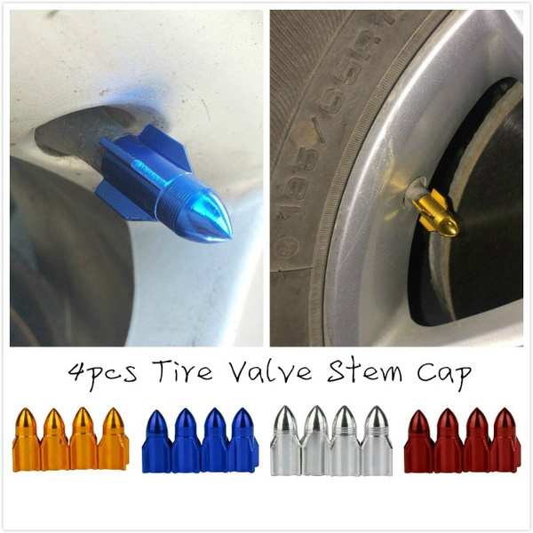 Metal Valve Stem Caps (set of 4)