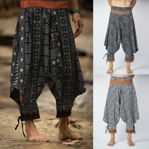 Harem pants with ankle straps Clearance