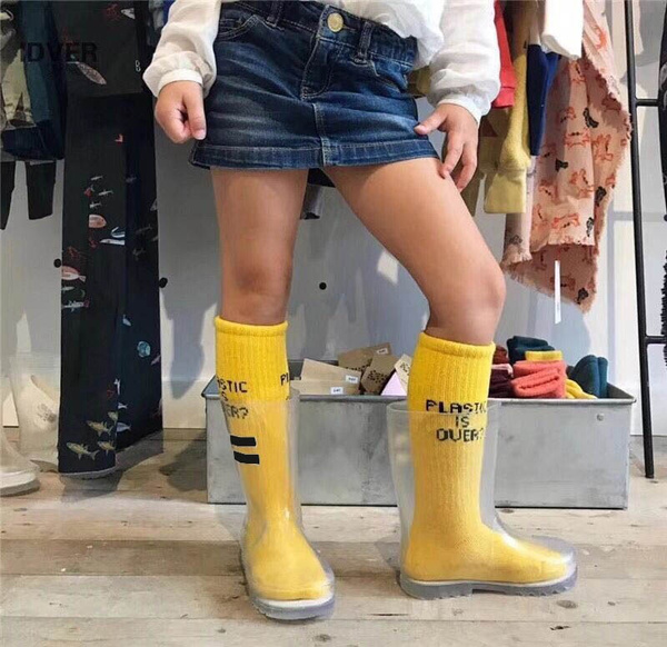 Transparent rainboots best sale